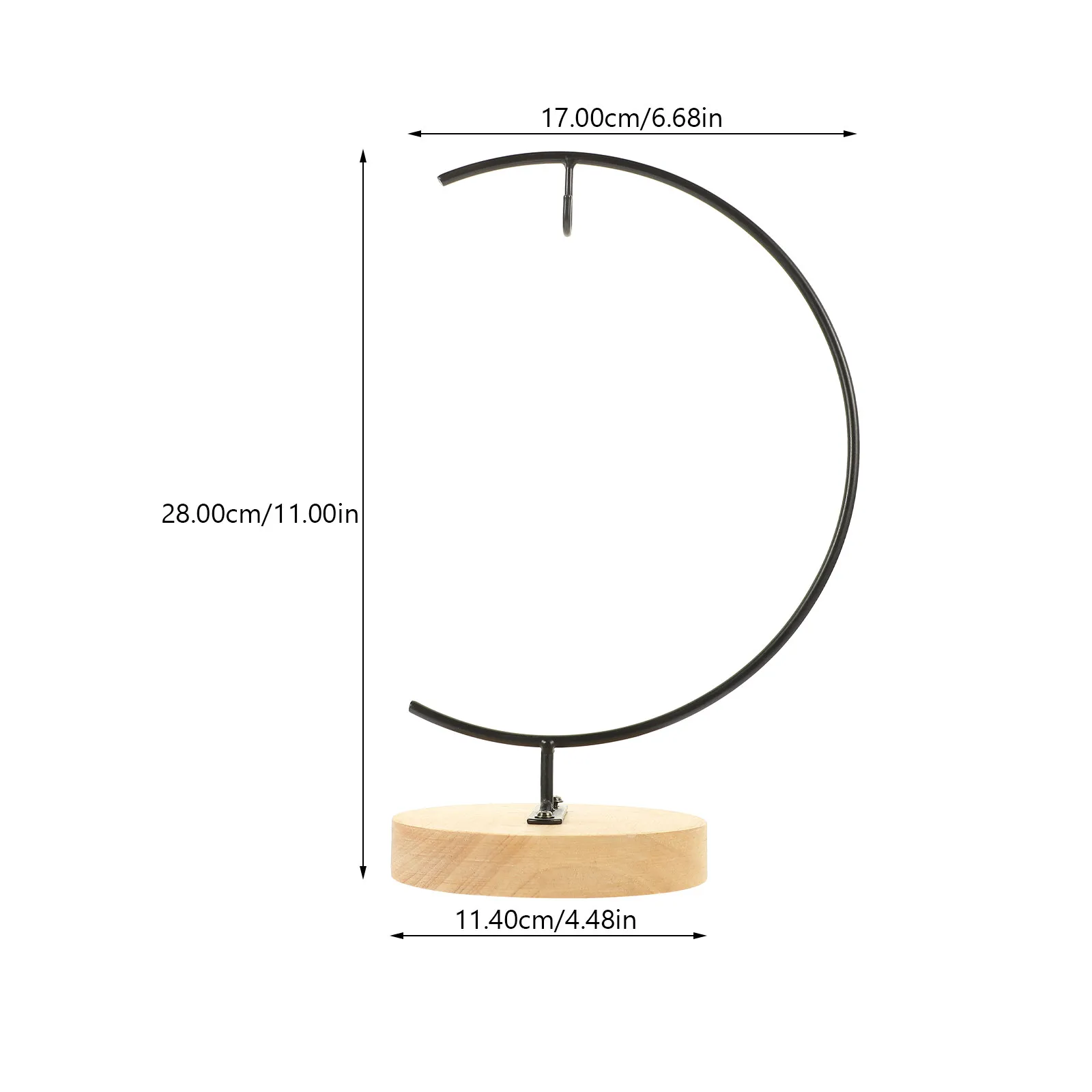 Sturdy Iron and Wood Hanging Display Stand for Terrariums Glass Globes Mini Lanterns Wedding Home Office Decoration Desktop