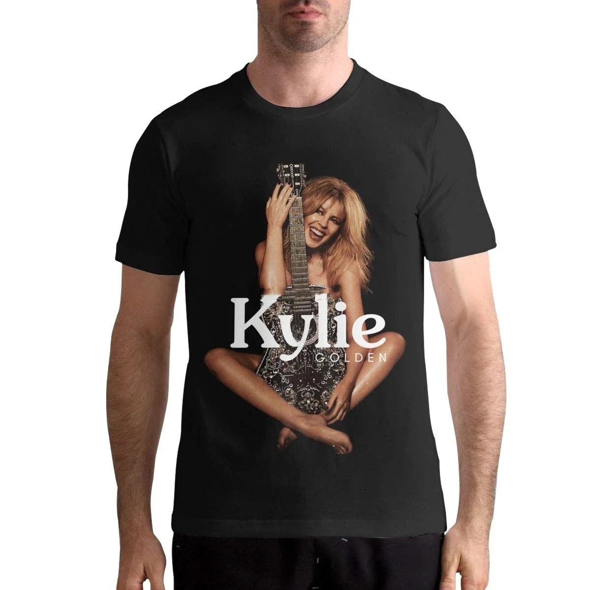 Douglassjwashington Kylie Minogue Shirt Mens Short Sleeve T Shirt Casual Summer Tee Shirts