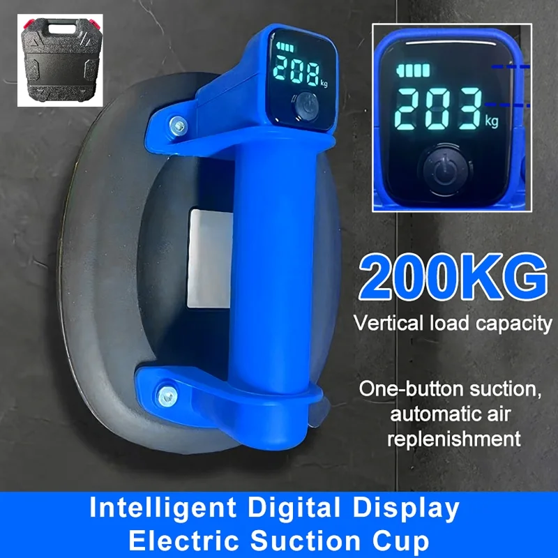 pompe-a-vide-intelligente-avec-ecran-numerique-ventouse-pour-carrelage-aspiration-verticale-200-kg-remplissage-automatique-d'air-verre-marbre