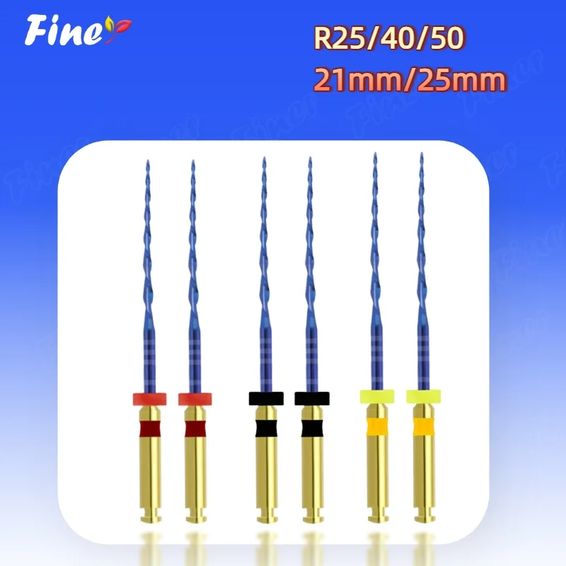 

Стоматологические роторные эндодонтические файлы R25 R40 R50 с термоактивацией, возвратно-поступательным синим эндодонтическим файлом для лечения корневых каналов эндомотора
