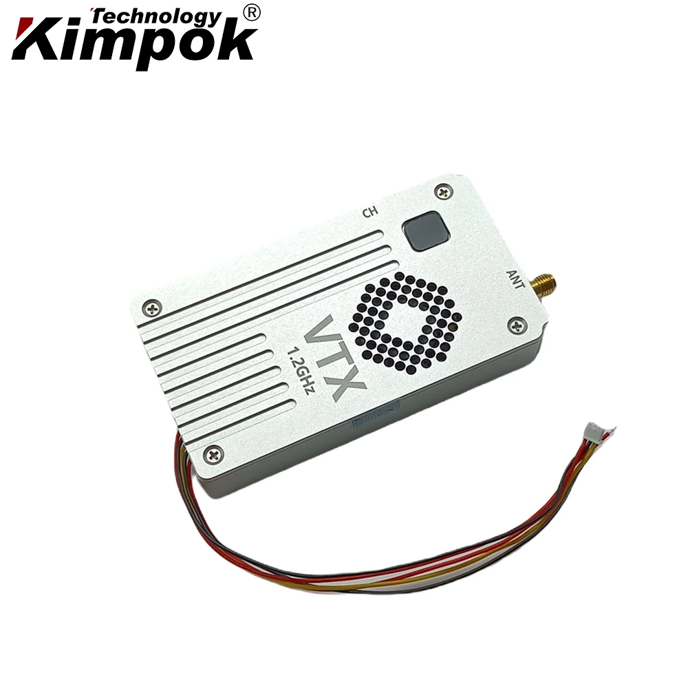 Transmisor y receptor de vídeo para drones, 1,2 Ghz, 5W, Fpv, Vtx, 40Km, Los 1,2g, para transmisión de largo alcance Uav