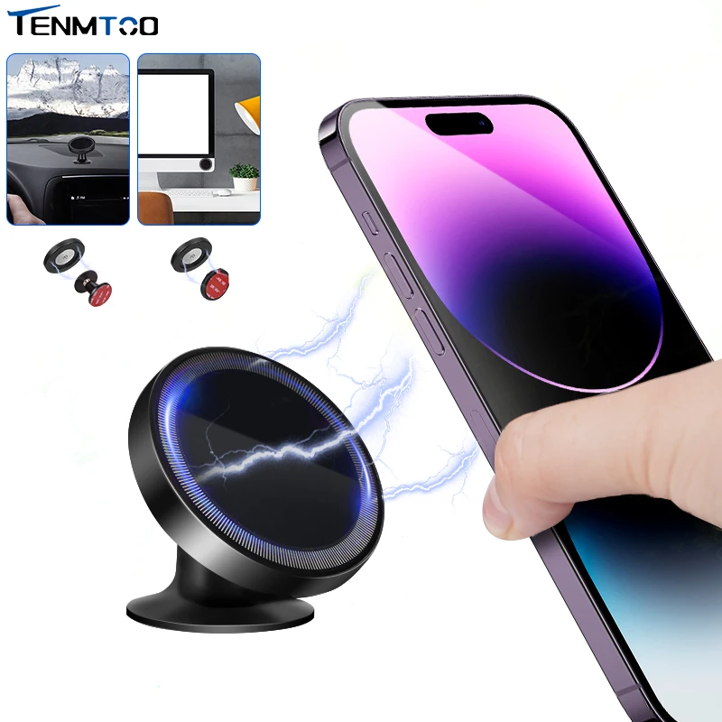 

Tenmtoo Car Phone Holder Fits for iPhone 14 2 in 1 Strong Magnetic Phone Holder for Car Dash iPhone 13 12 Pro Max MagSafe Case