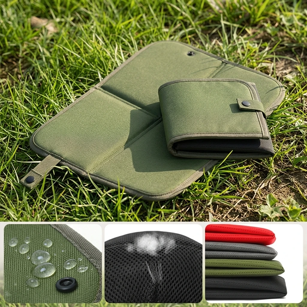 Outdoor Folding Cushion Oxford Cloth Fashionable Camping Mat Thickened Moisture-proof Dirty-proof Portable Waterproof Picnic Mat