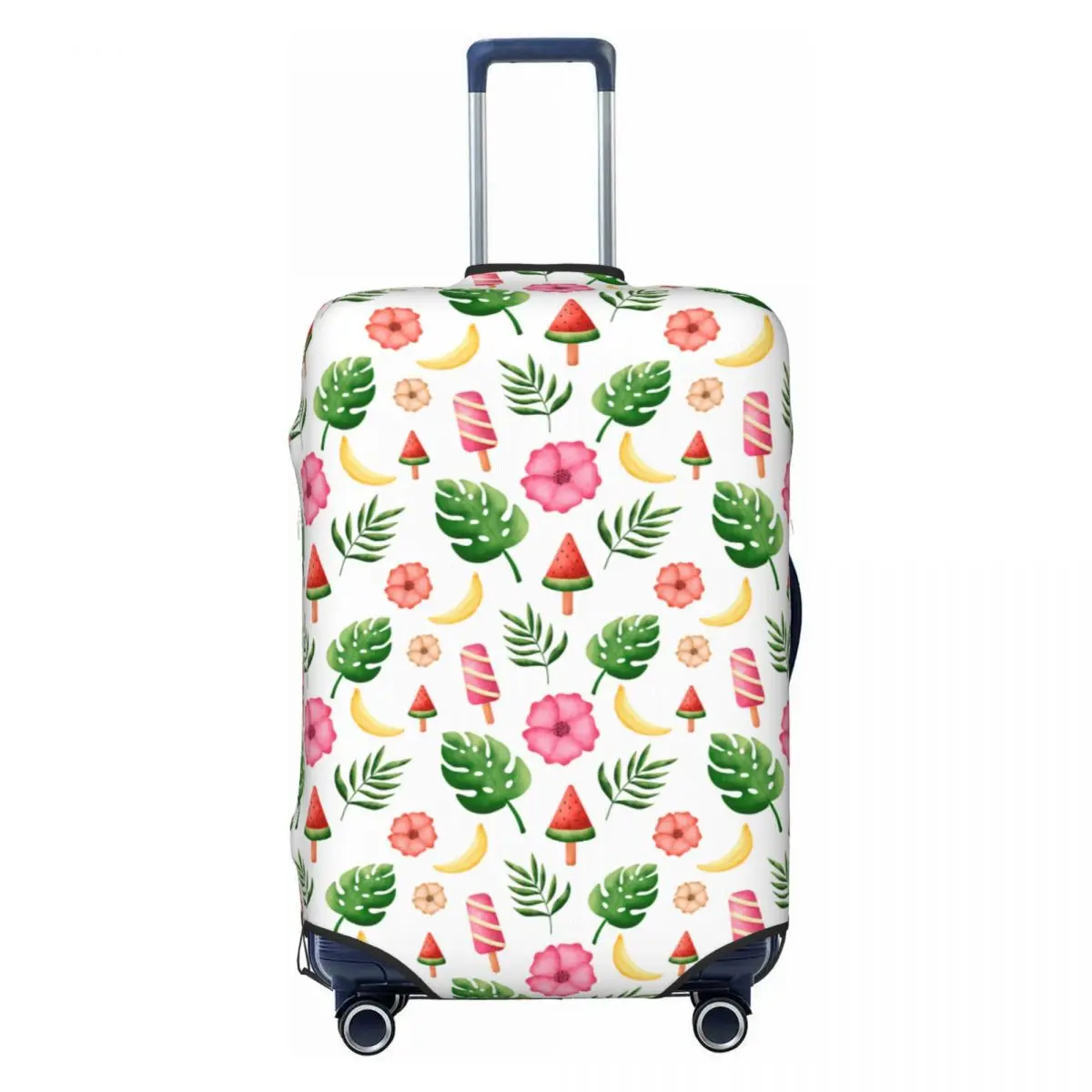 

Summer Tropical Fruit Suitcase Cover Elastic Luggage Covers Protector for 18-32 inch