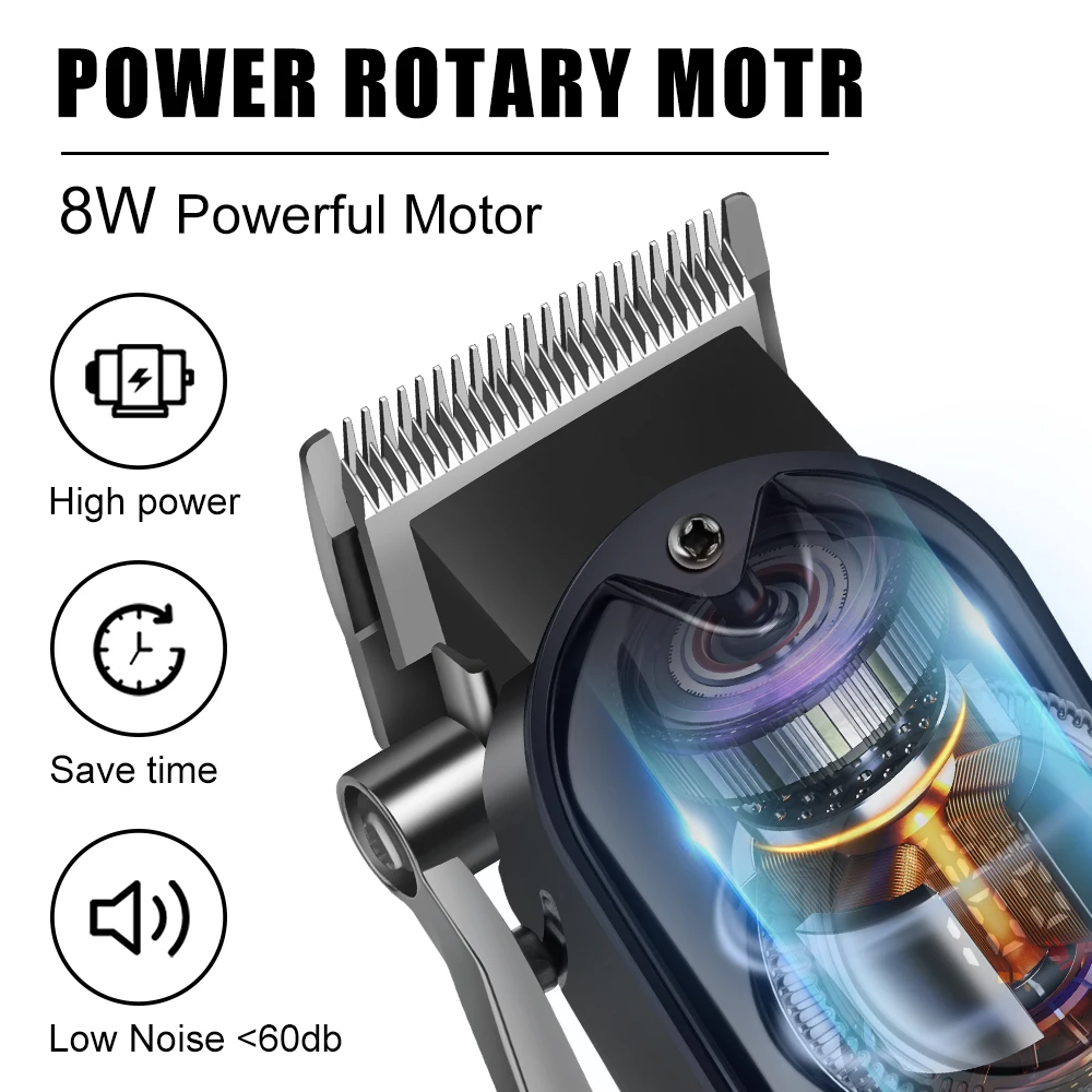 HIENA 가전 전기 기계 이발소 남성용 이발 기계 조정 가능한 전문 헤어 커터 남성용 클리퍼 헤어