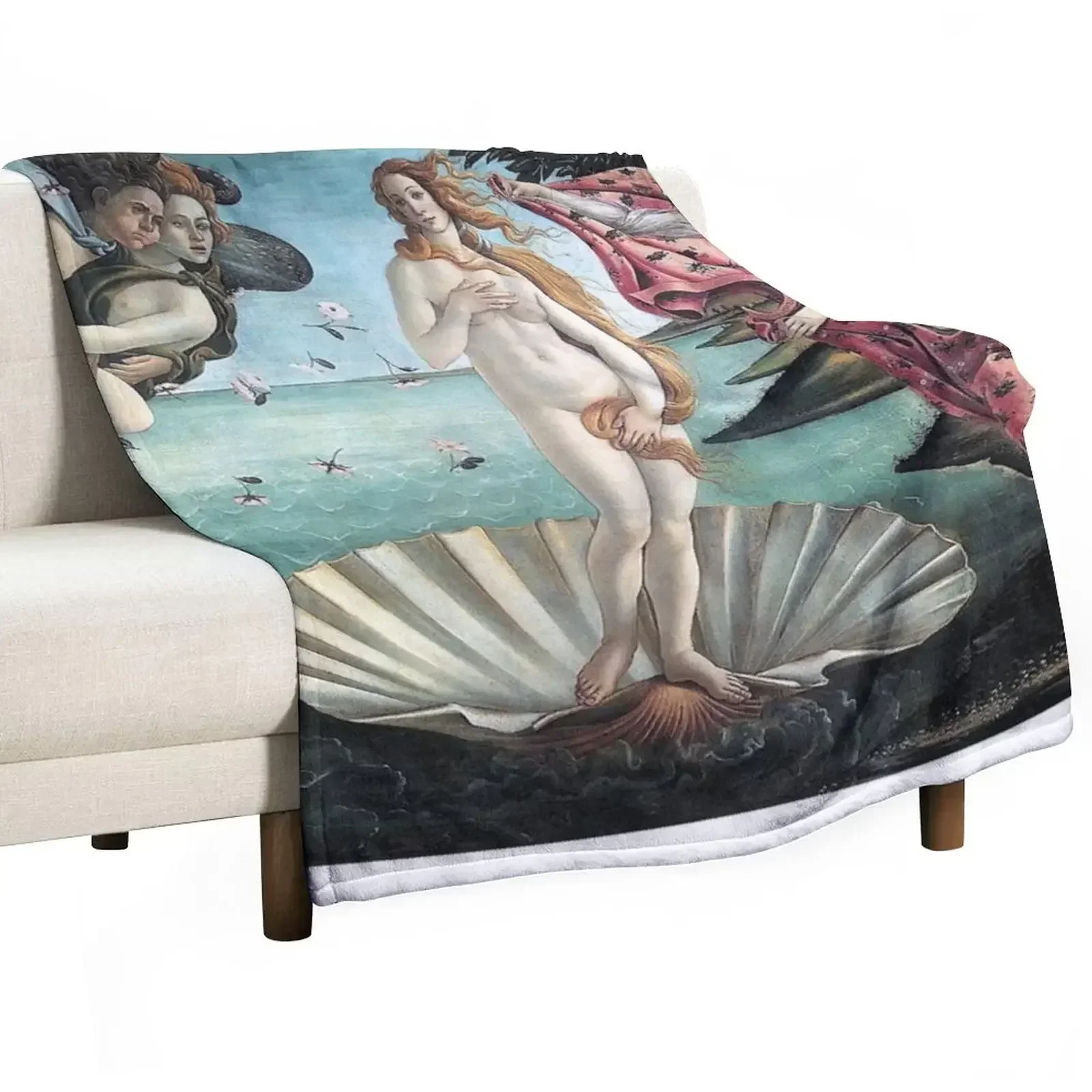 BIRTH OF VENUS - BOTTICELLI Throw Blanket For Sofa Thin Custom blankets ands Polar Blankets