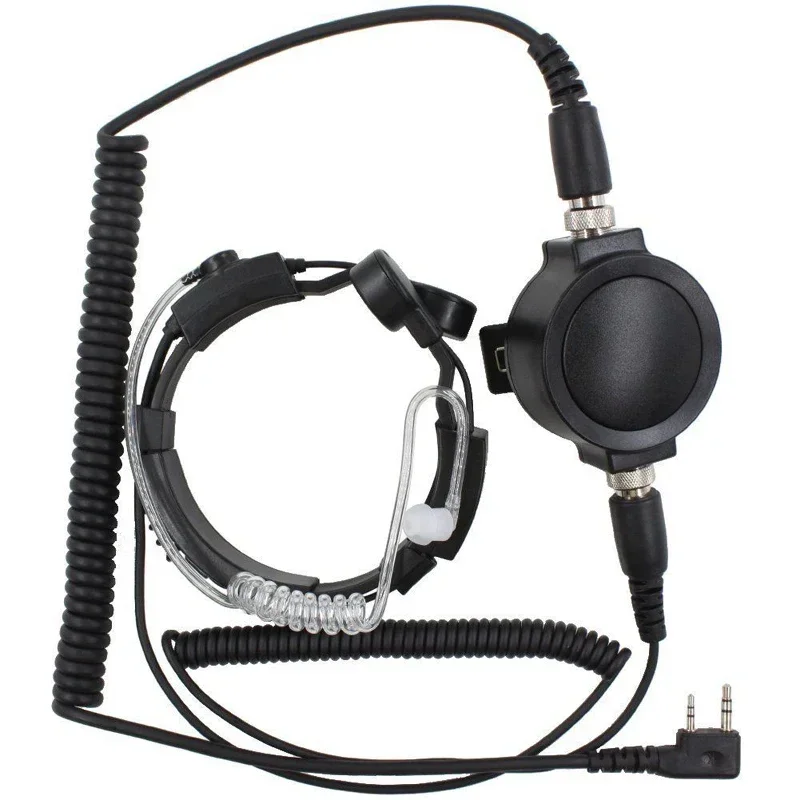 fbi-ヘビーデューティー戦術用大型-ptt-戦術用喉振動マイクマイクヘッドセット-baofeng-uv-5r-uv-b5-b6-uv-5rtp-hyt-ラジオ用