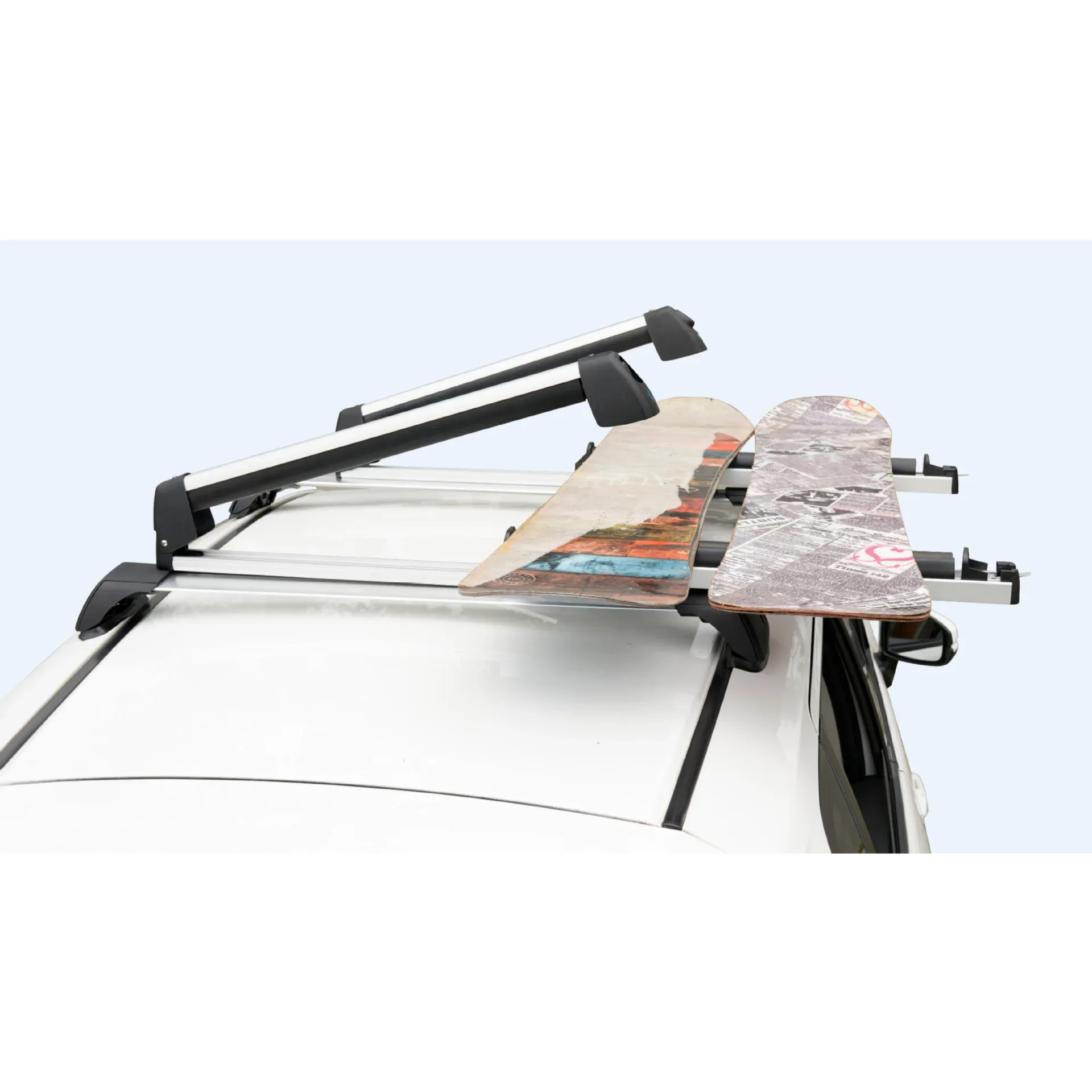 Winter Car Ski Snowboard Rack Aluminum Roof Rack Fixed Ski Snowboard Car Rack