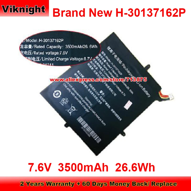 

Brand New H-30137162P Battery 2666144 for Teclast F5r Series H30137162P gb31241 7.6V 3500mAh 26.6Wh