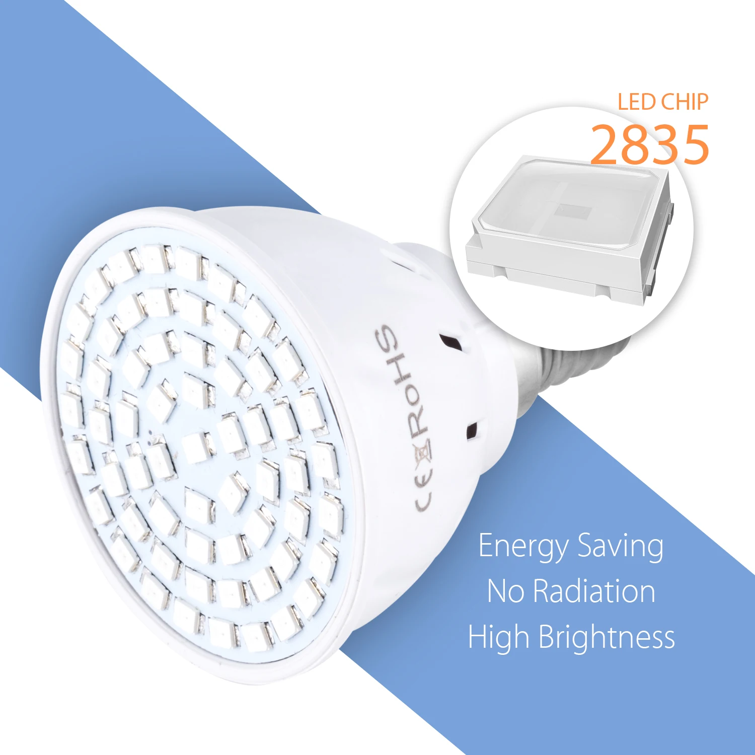 E27 LED Grow Light Bulb E14 Full Spectrum Phytolamp GU10 For Indoor Plant Hydroponic Flower Seed Cultivation MR16 Fluorolamp B22