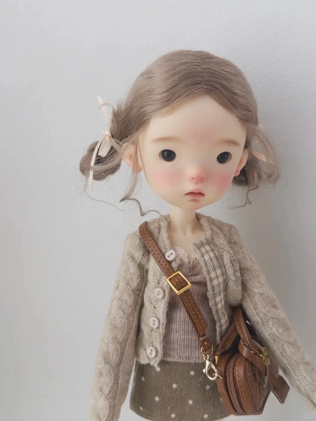 BJD doll 1/6 full set doudou lovable girl beautiful cartoon advanced resin toy birthday gift dolls in offers articulated dolls