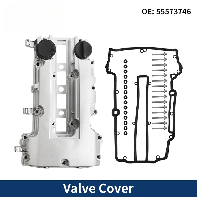 25198874 55573746 New Aluminum Engine Valve Cover For Vauxhall/Opel ASTRA 1.4T/Buick Encore/Chevy Cruze Sonic 1.4 Turbo 25198498