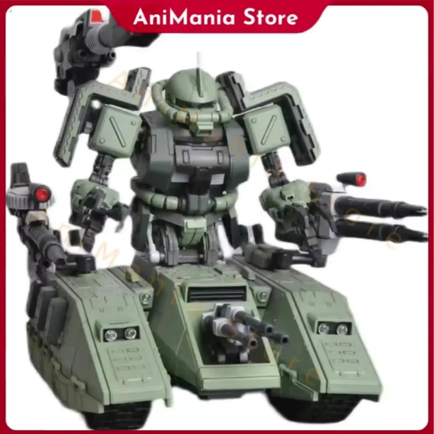 在庫ありモーターキング Mk 1/100 MS-06V グリーンザクタンク組立