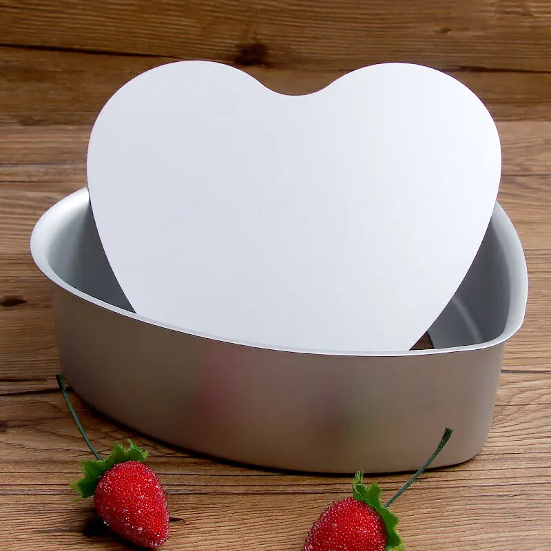 Bread Pan Various Sizes Cake Mold Heart-Shaped Pan Aluminum Alloy Baking Tray For Home Baking Cake Decorating Valentine'S Day