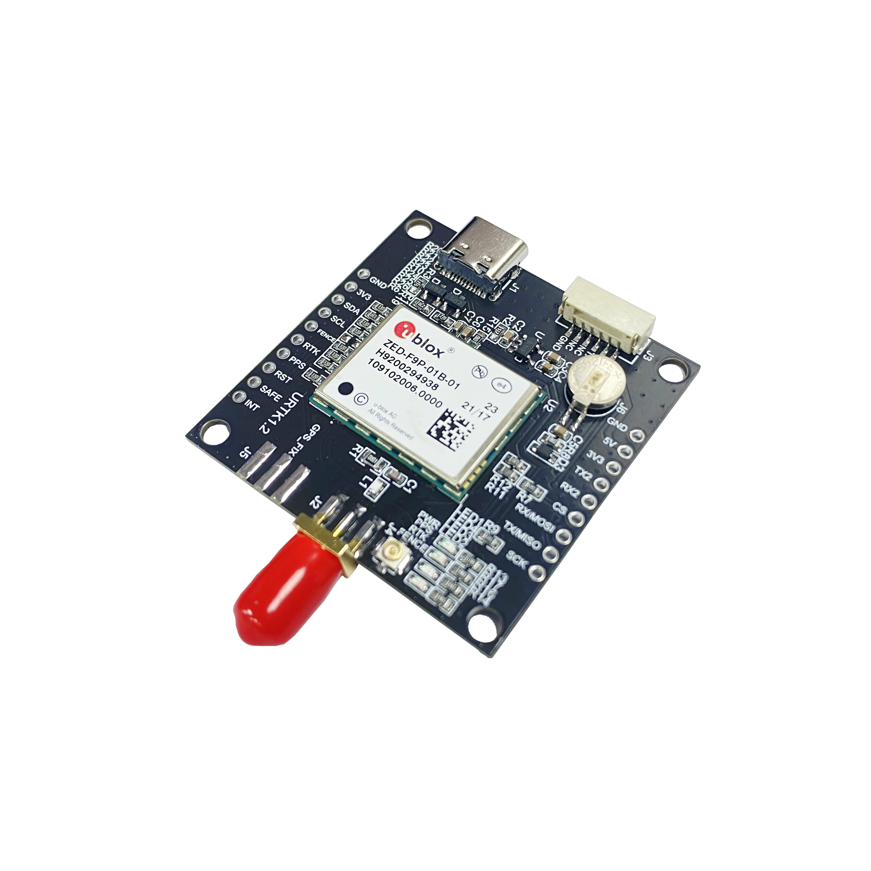 ZED-F9P RTK GNSS receiver board with S MA Base or Rover Original ZED-F9P-01B-01 RTK High Precision GNSS/GPS  Development Board