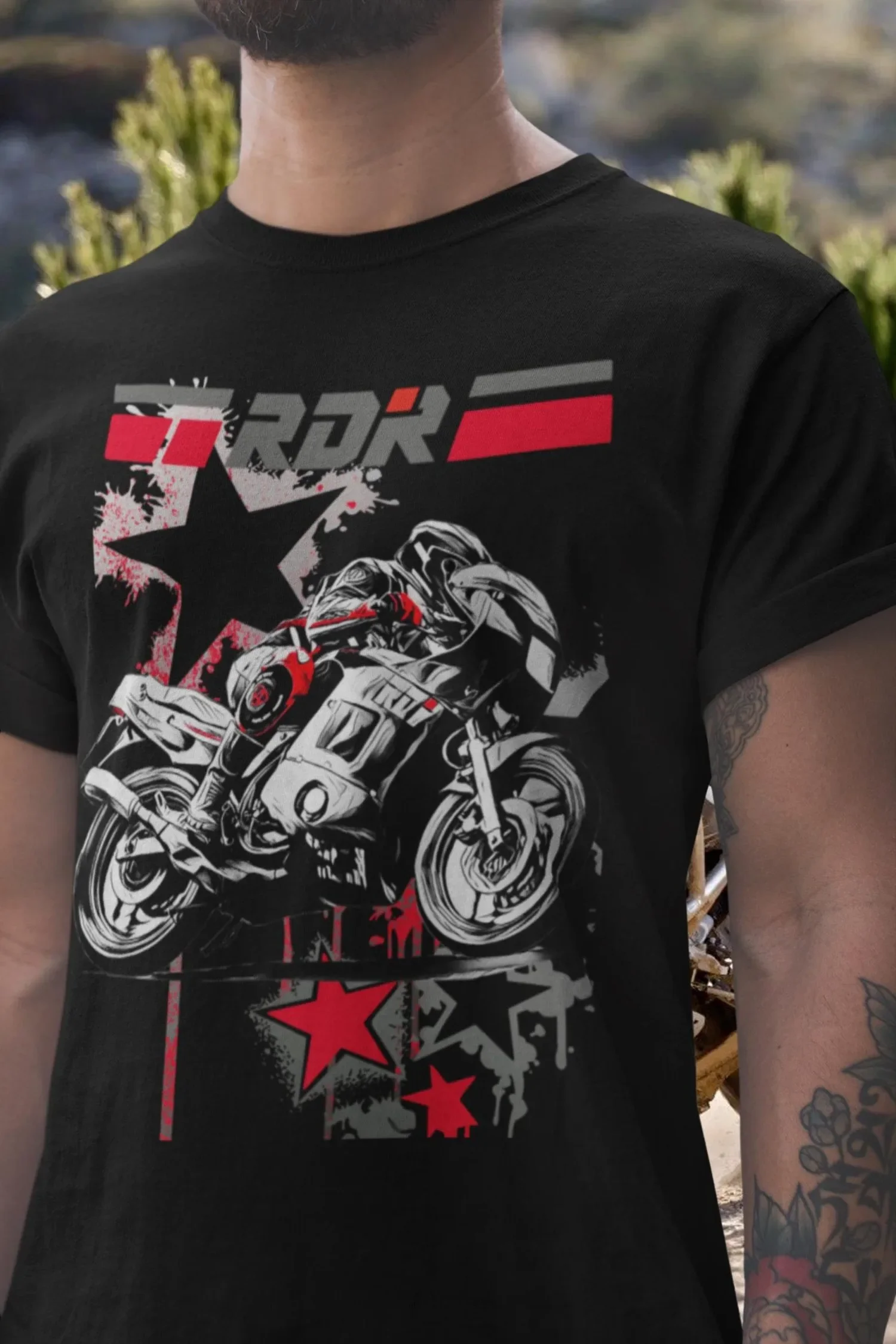 

499@EY Y-moto.amaha RD 350 T Shirt The Widowmaker Motorcycle Tee Two Stroke Legend Rider Graphic Top For Y-moto.amaha Fans Race