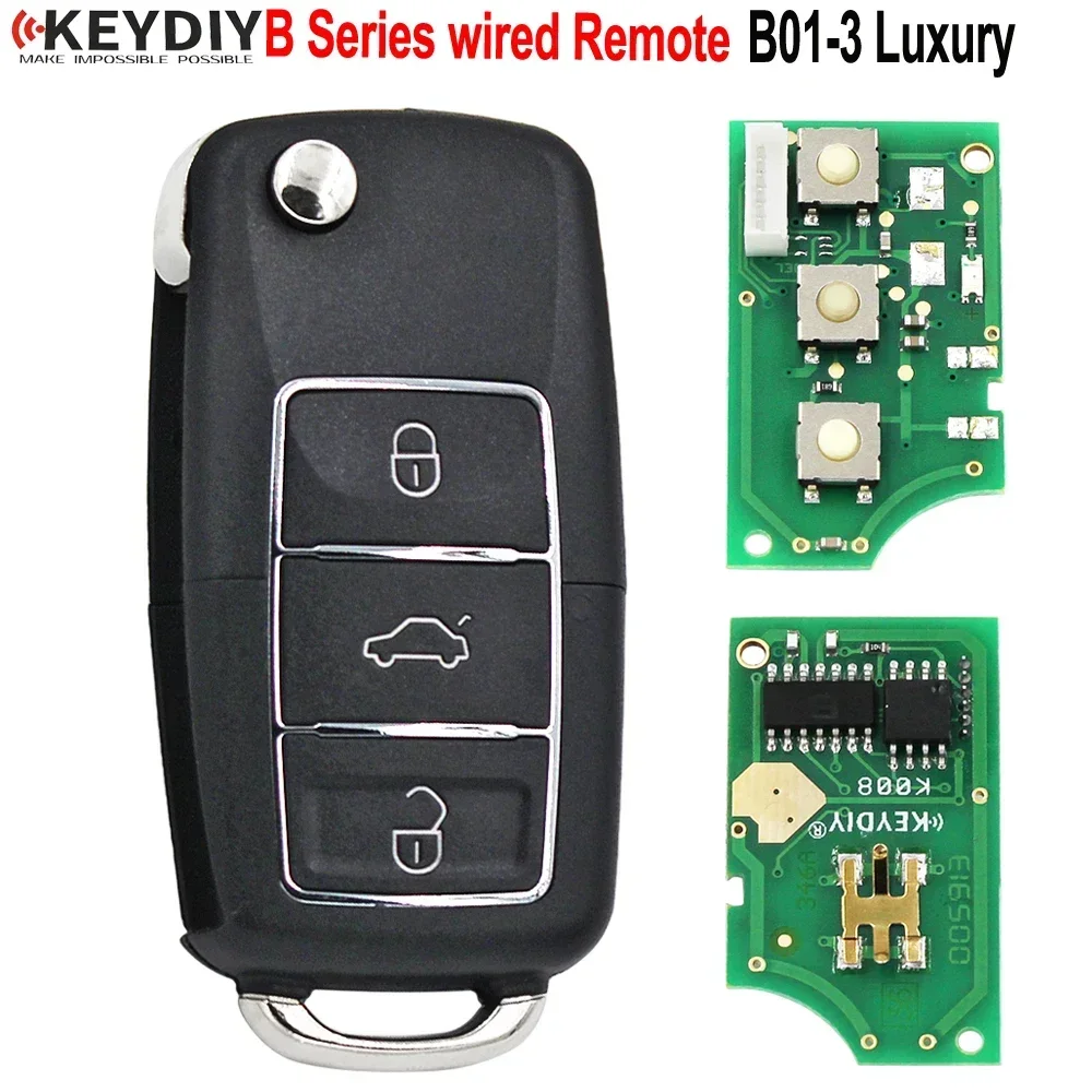 KEYDIY KD B01 Luxury Black B01-3 For KD900/KD MINI/KD-X2 Key Programmer B Series Remote Control