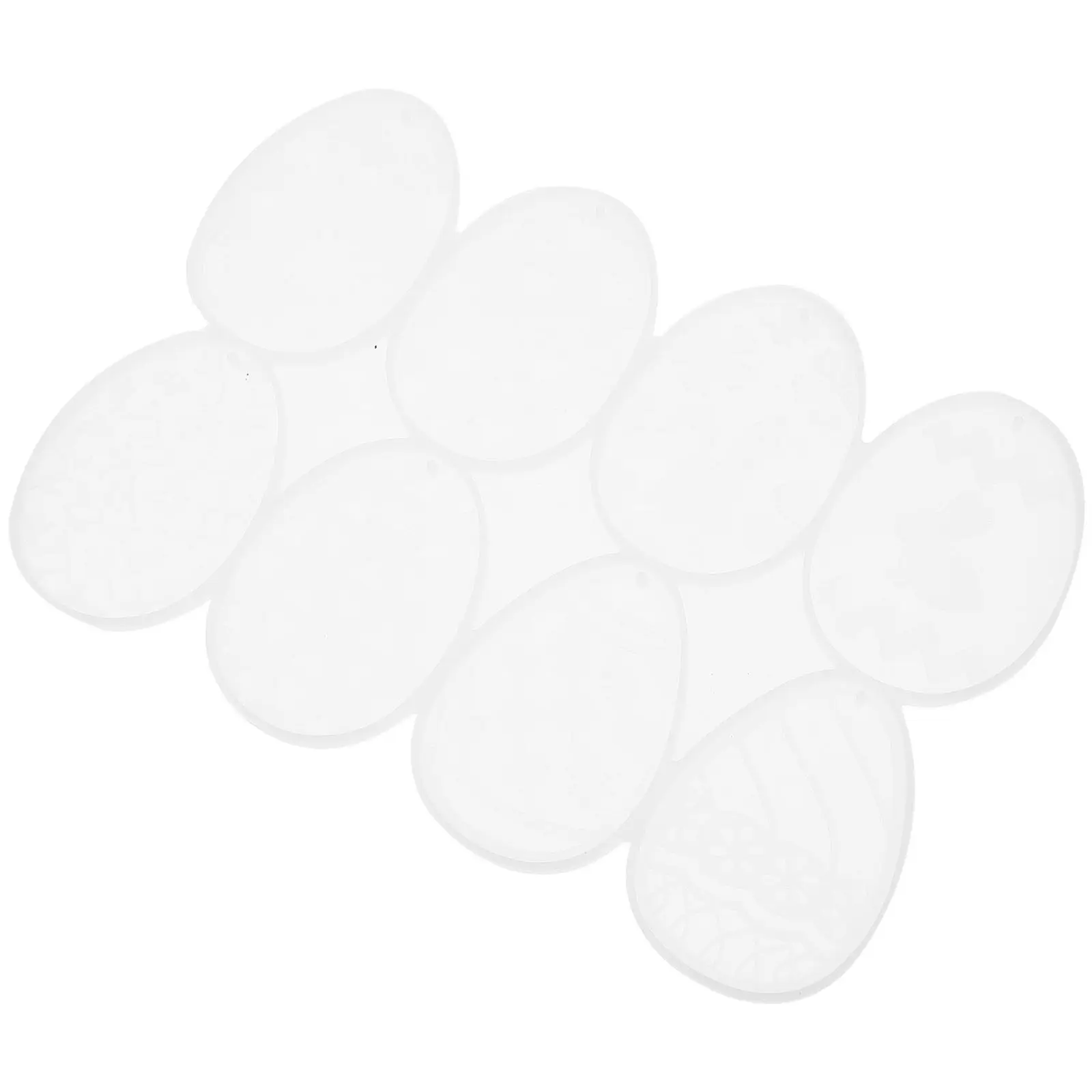 

Unique Silicone Easter Egg Pendant Mold for DIY Keychain Pendant Making Hanging Charm Mold DIY Silicone Molds Key Chain Molds