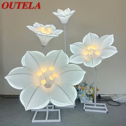 OUTELA Modern Morning Glory Wedding Lights Festive AtmosphereLED Light for Party Stage Road Lead Background Decoration