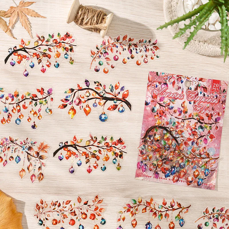 

20 шт. в упаковке наклеек INS, тематическое освещение, декоративный клей для ручного счета, дневник «сделай сам», материал для скрапбукинга ручной работы