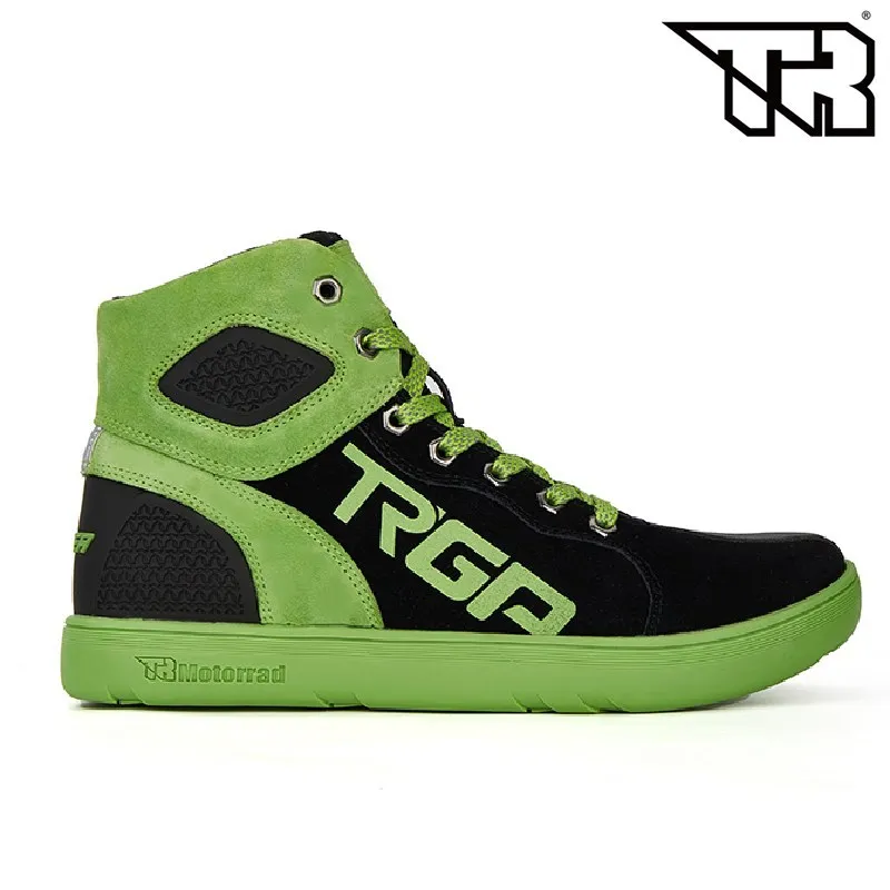 Męskie buty motocyklowe Moto Racing Motocross Off-Road Motorbike Buty motocyklowe Botas Moto Riding Zielone buty