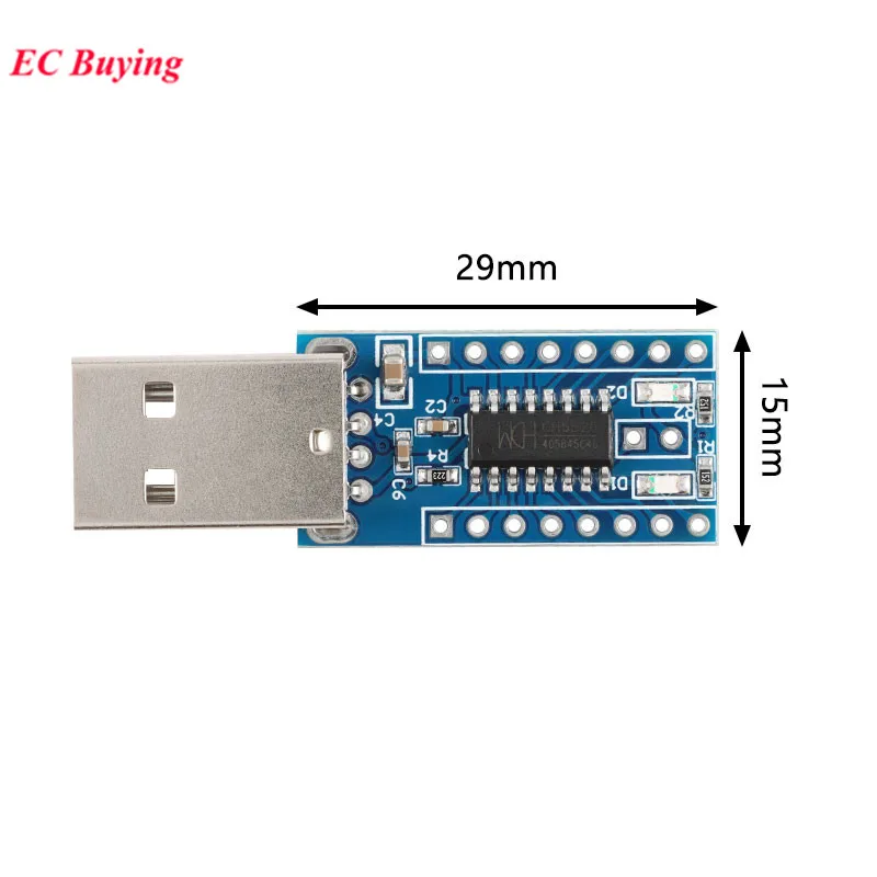 1-10 Uds CH551 CH552 Placa de desarrollo de núcleo USB 51 módulo de aprendizaje de sistema de un solo Chip CH573F CH582F CH582M CH552T 2,4G Ble