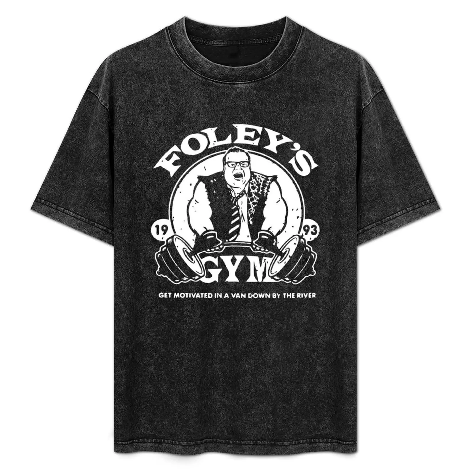 

Chris Farley Matt Foley's Gym. Birthday party gifts. Officially licensed merch. T-Shirt Street Fashion Casual Tee Shirt