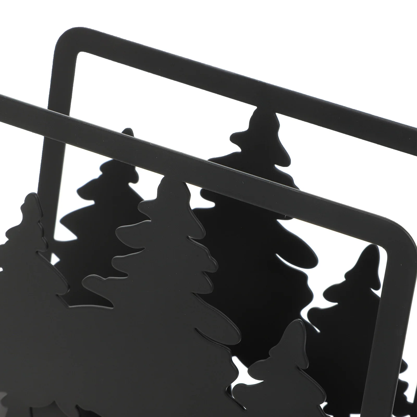 

Iron Napkin Holder for Table Hollow Modeling Tissue Rack Stylish Napkin Organizer Bar Guest Bathroom Decorative Home Decor