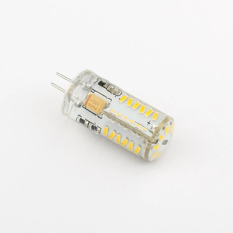 57leds 3014 SMD G4 LED LIGHT BULB 4W 12VDC/12VAC MARINE RV BOAT BULB CAPSULE SILICON G4 IP PROTECTION 42MM HIGH 1pcs/lot