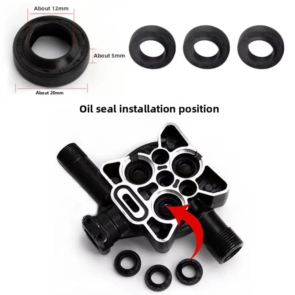 Universal Pressure Washer Repair Kit Leak Fix 220V Oil Seal Set Check Valve Kit for Cleaning Machine Water Pump Accessories