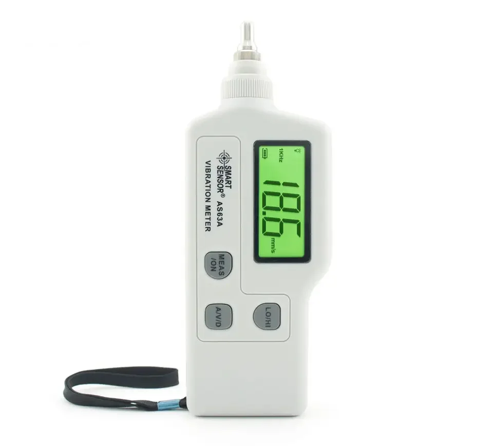 

Digital Vibration Meter Frequency Analyzer 0.1~199.9m/s Lcd Electronic Vibration Tester AS63A