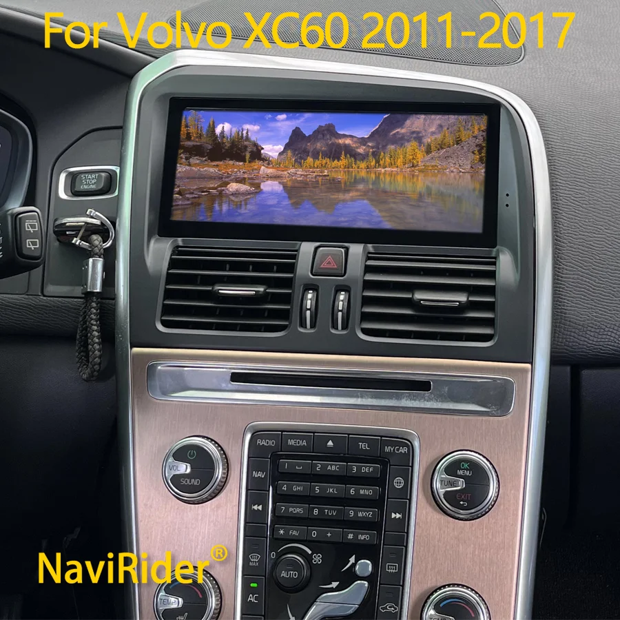 Radio con Pantalla Táctil Android para Volvo XC60 2011-2017, Estéreo para Auto, 256GB, CarPlay, Android Auto, GPS, Unidad Principal 2Din, Reproductor Multimedia