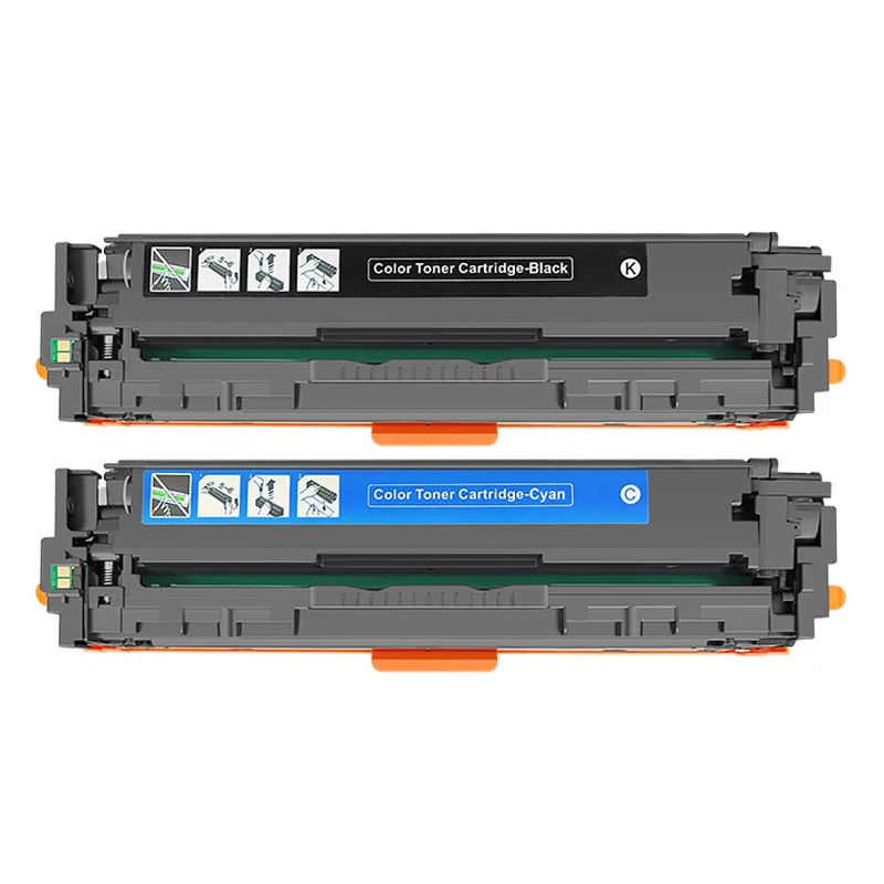 Imagem -05 - Adequado para Impressora hp Toner Cartucho Cc540a Cp1215 1515n Cm1312 Cartucho de Tinta para hp 125a