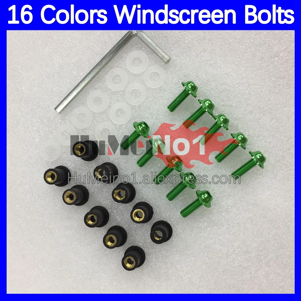 31pcs Motorcycle Windscreen Bolts For HONDA CBR1100XX Blackbird CBR1100 CBR 1000 XX 1996 1997 1998 99 01 Windshield Screws Nuts