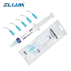 Dental Etchant Gel 37% Phosphoric Dental Acid Etching Gel Etchant Agent Dental Orthodontic Adhesive Light Cure Bond Teeth