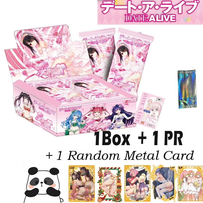 New Goddess Collection Cards Date A Live 2 YUAN Pack Hobby Anime Doujin Booster Box Girl Party Doujin Booster Box Toy Gifts