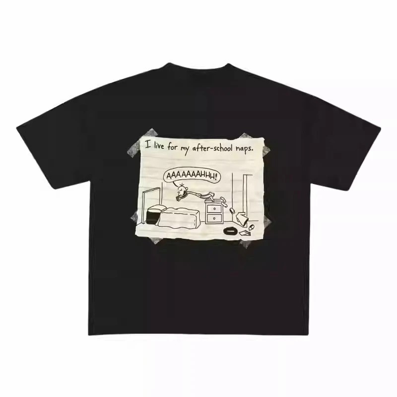 

DANKiMADE*25SS Loose casual and versatile short-sleeved T-shirt for both men and women with a unique and distinctive style