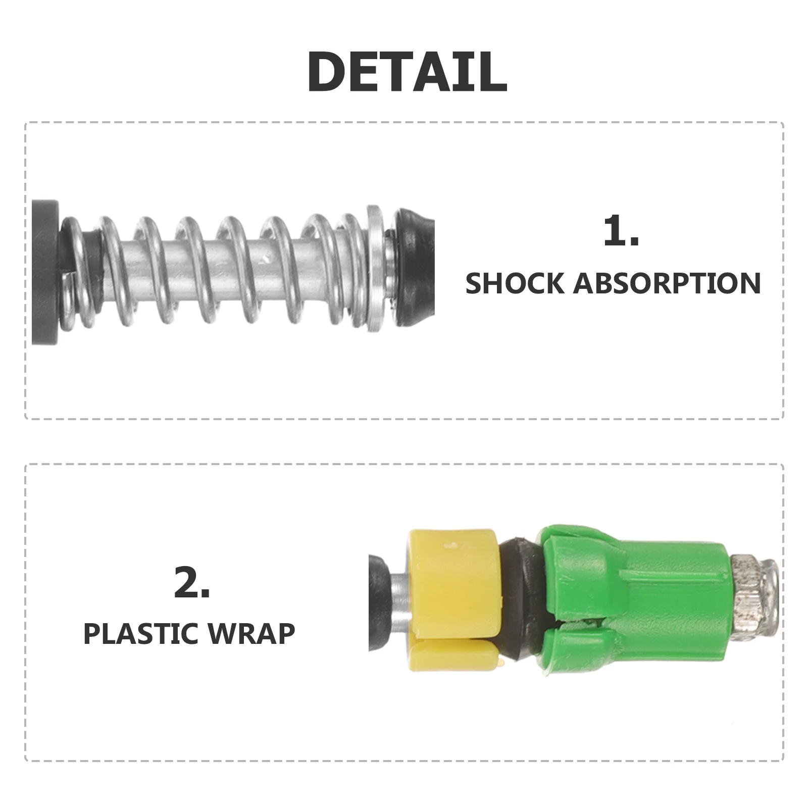 

Hiking Stick Expansion Tubes Trekking Pole Accessories 14 Green Shock Vibration Adjustable Length Cane Parts Walking Supplies