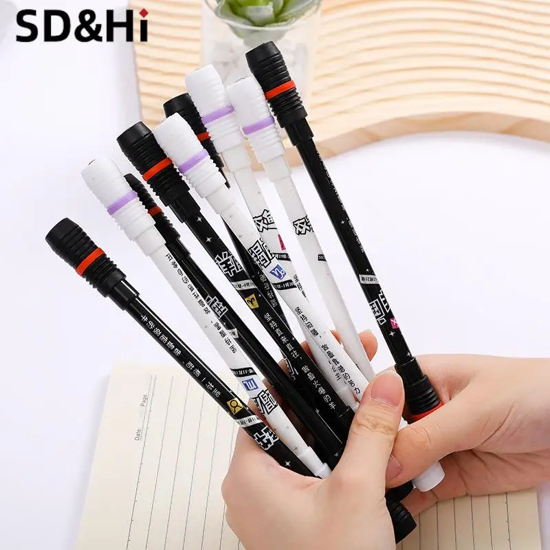 1Pc Criativo Pen Spinning Spinner Brinquedo Aliviar O Stress Rotação Spinner Para Adulto Crianças Estudante Canetas Anti-slip Mão Estacionária