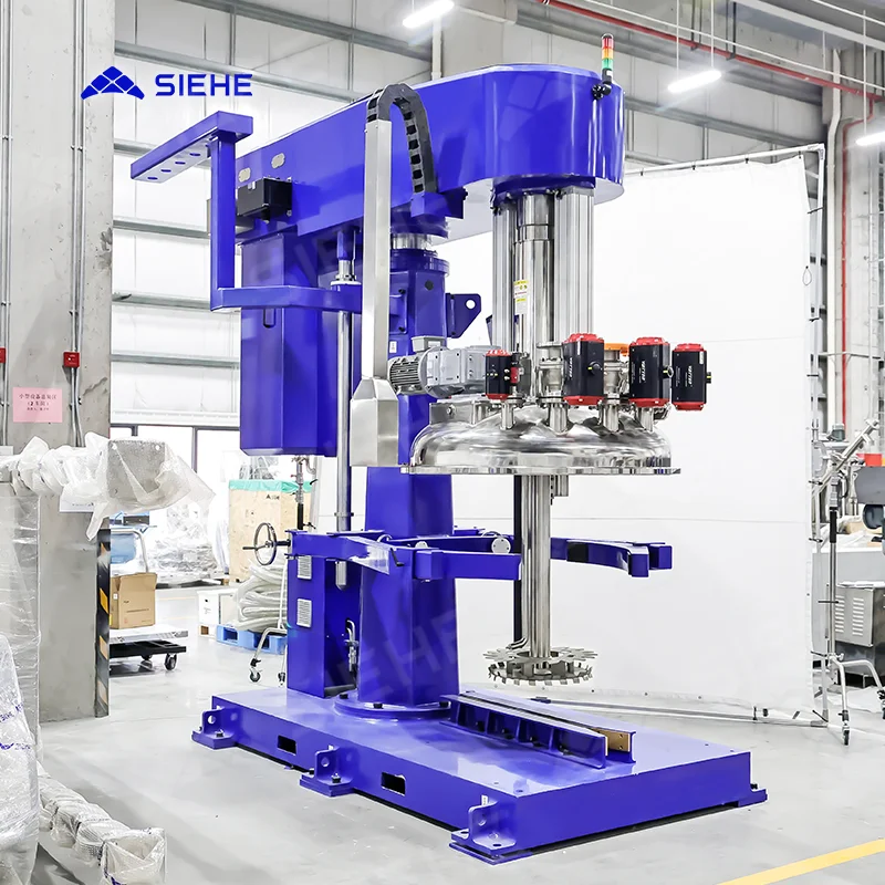 Dispersore ad alta velocità del vuoto dei prodotti chimici della macchina del miscelatore dell'attrezzatura di miscelazione dei liquidi con il raschietto