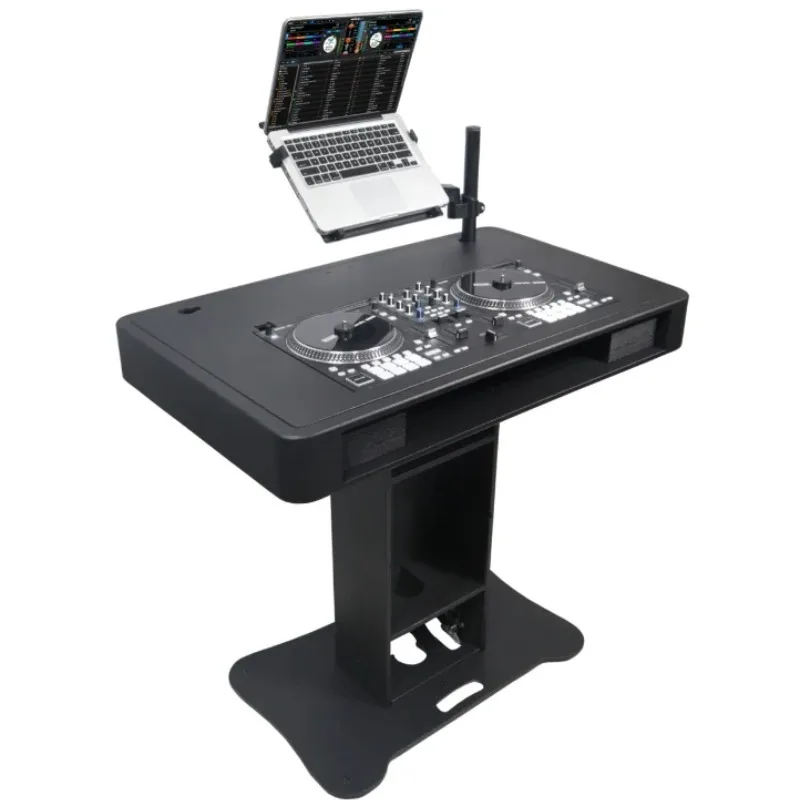 

Black Finish CASE DJ Podium with Two Road Cases and Laptop Stand
