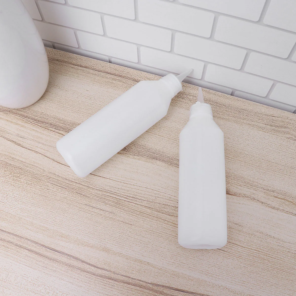 

2pcs 500Ml Plastic Squeeze Bottles Leak Proof Caps For Liquid Glue Dispenser Storage Craft Diy Projects Polyethylene Squeeze