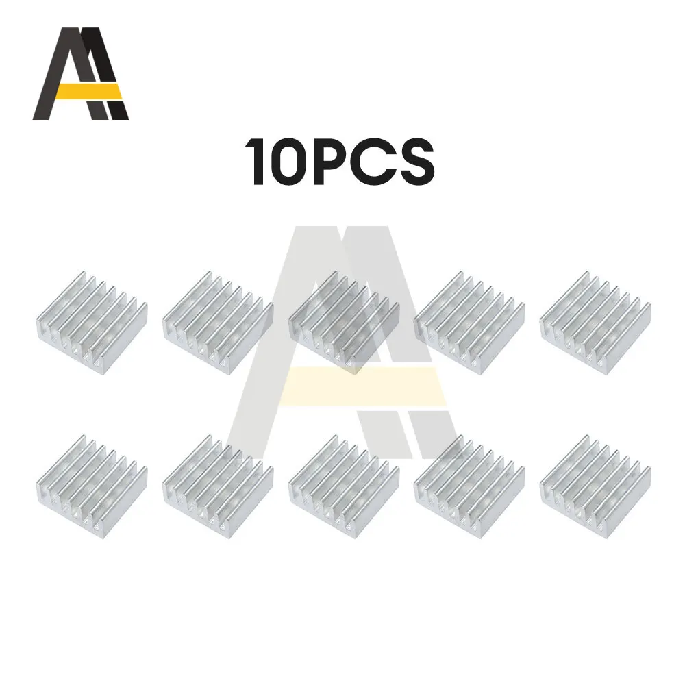 5/10PCS DIY LED Power Memory Chip IC High Quality 14x14x6mm Aluminum Heat Sink 14*14*6 mm