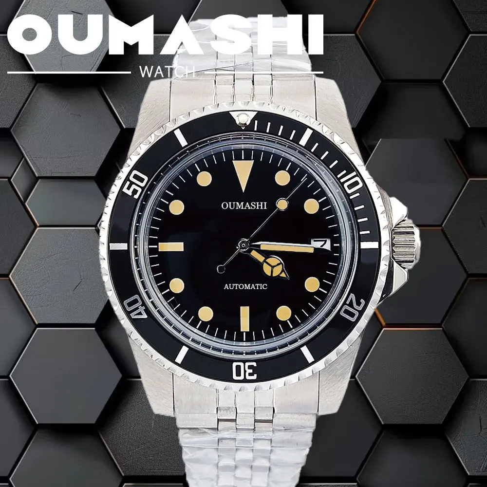 39.5mm Men's wristwatc NH35 Classic Retro Watch High Quality Sapphire Crystal Glass Waterproof Luminous Dial NH35 Movement Watch