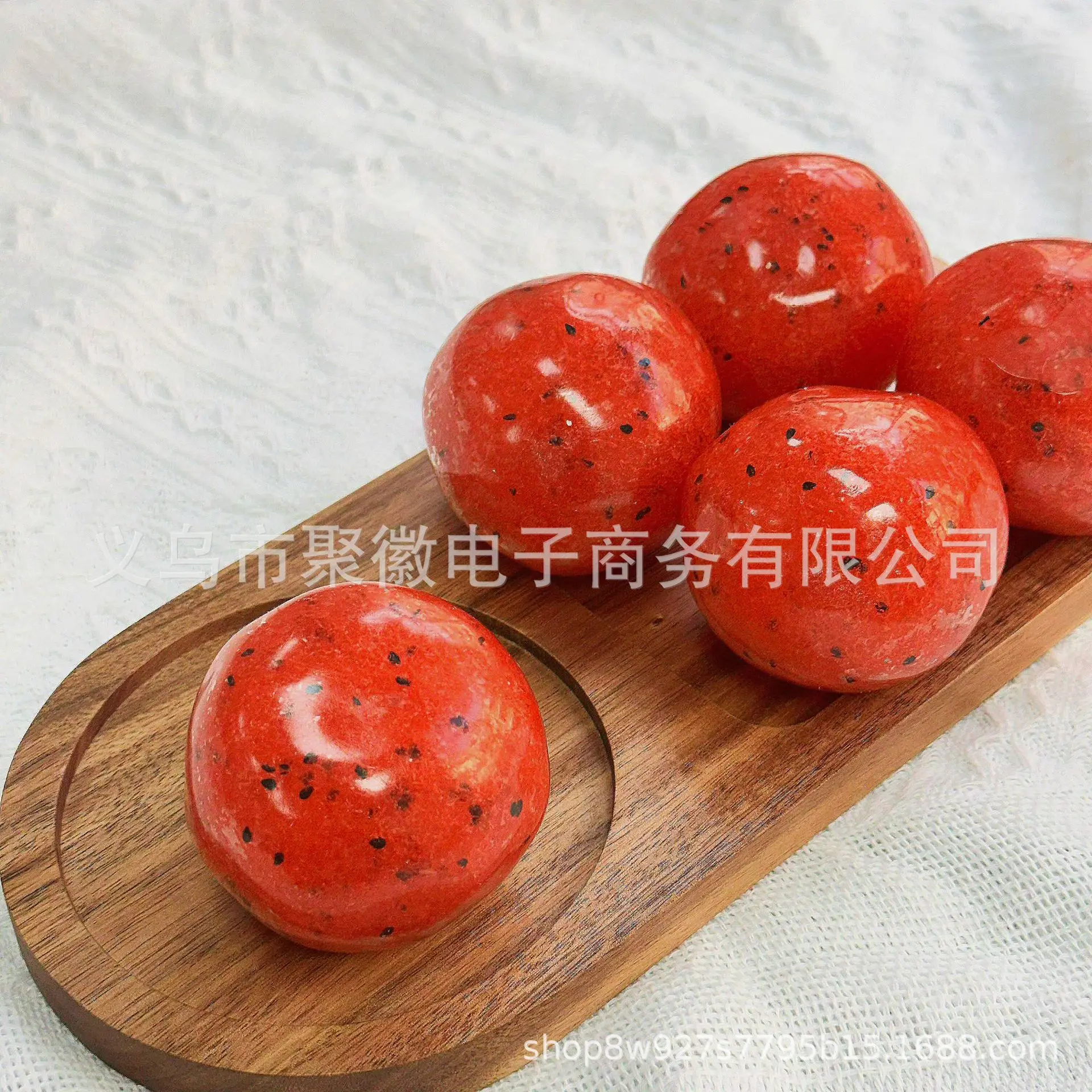 Cross Border Wholesale Watermelon Smoothie Handmade Ball Potato Mud Kiwi Sandy Sound Stress Relief Slow Rebound Squishy Toy