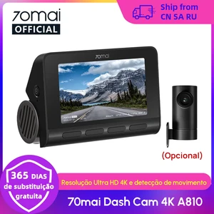 70MAI 4K داش كام A810 الترا HD GPS مدمج في ADAS تسجيل تلقائي 150FOV كشف الحركة 70MAI A810 4G سيارة DVR دعم الكاميرا الخلفية أعلى 8 مبيعات GSM GPS كاميرا السيارة - No2