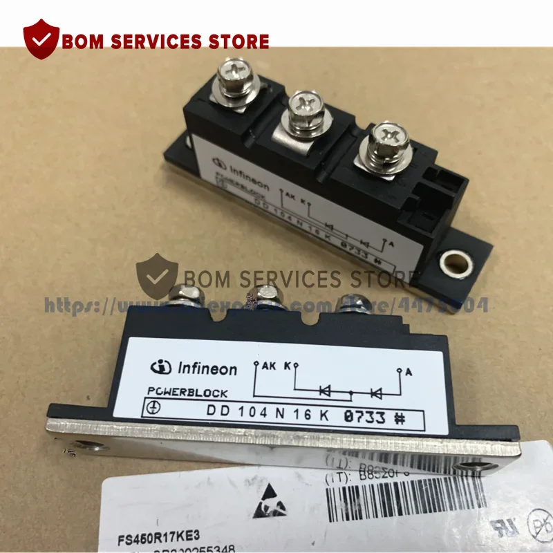 DD104N16K DD104N14K DD104N12K DD104N18K DD89N12K DD89N14K DD89N16K 100% شحن مجاني جديد الأصلي IGBT وحدة