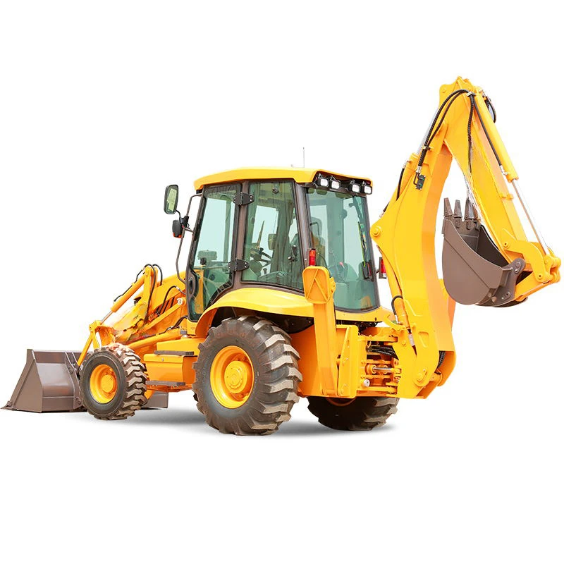 Discount Price Agriculture with hydraulic backhoe loader for 3 ton speed wheel compact farm mini loader backhoe for sale