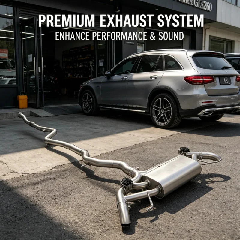 

SS304 Valvetronic Exhaust Catback for Mercedes-Benz GLC260 GLC300 X254 2.0T 2024+ Exhaust Pipes Muffler Direct Bolt-on Design