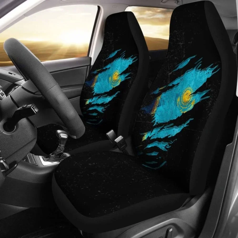 

Fundas asiento coche Kazakhstan In Me, estilo Grunge especial, paquete 2 Fundas protectoras asiento lantero Universal